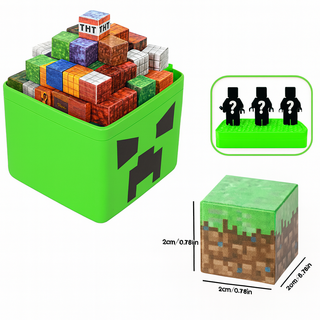 MagniCraft™ Magnetic Building Blocks – Snap, Build & Create Their World
